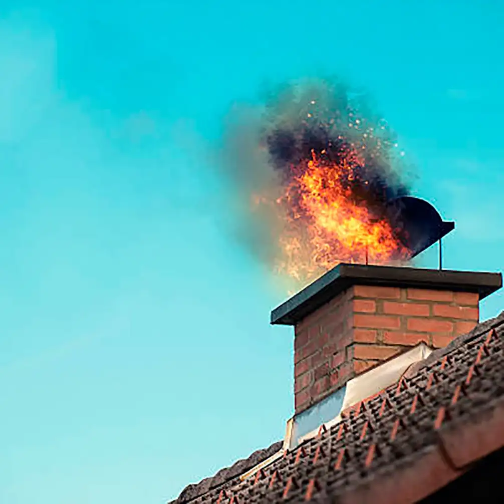 Instalacion de tubos chimenea